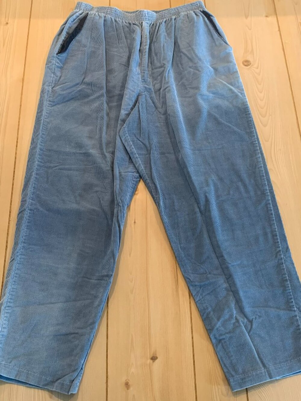 Vintage 90s Briggs New York Retro Elastic Waist Stretch Casual Pants Women's 18W